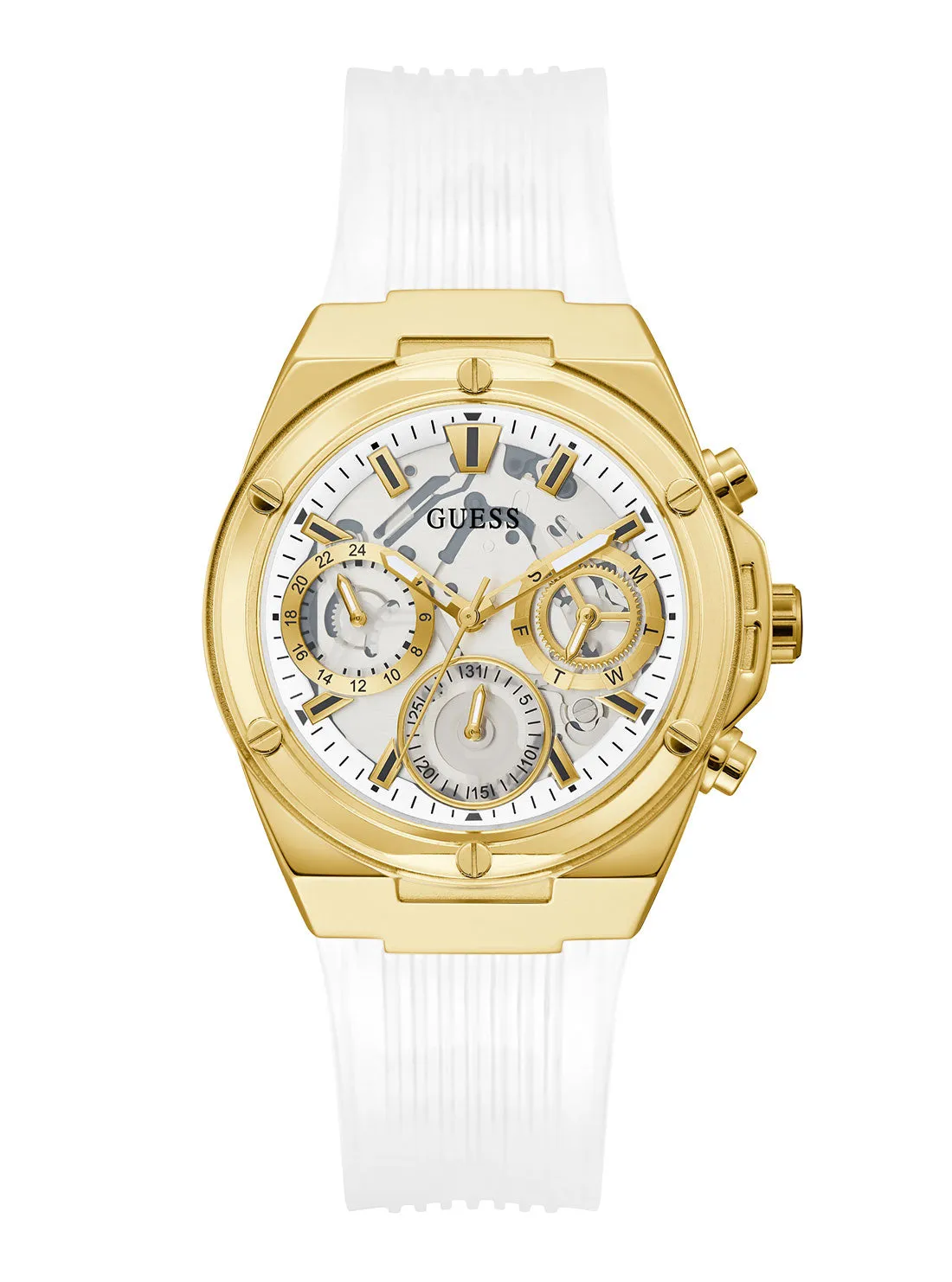 White Gold Athena Watch Guess
