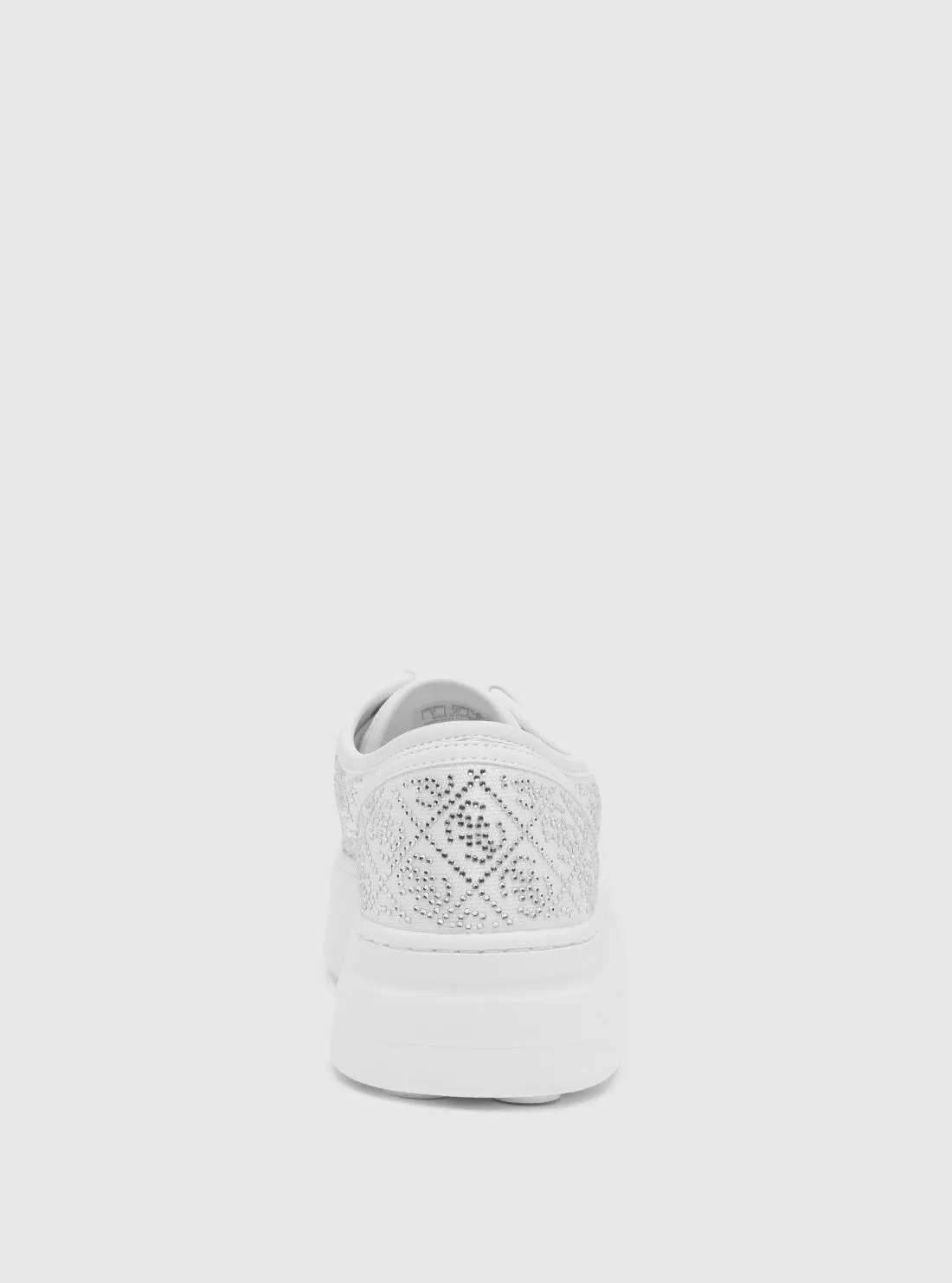 White Queeny Low-Top Sneakers Guess
