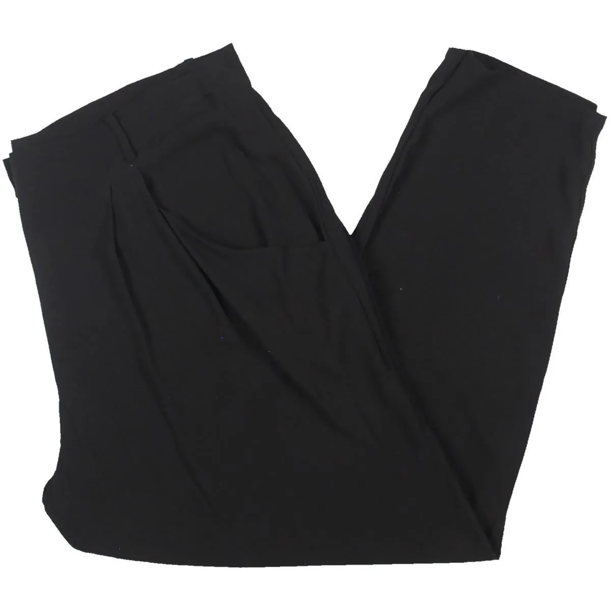 Womens Taper Silk Ankle Pants