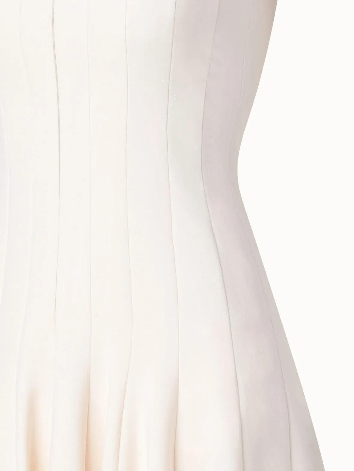 Wool Double-Face Dress with Skaters Pleats 
