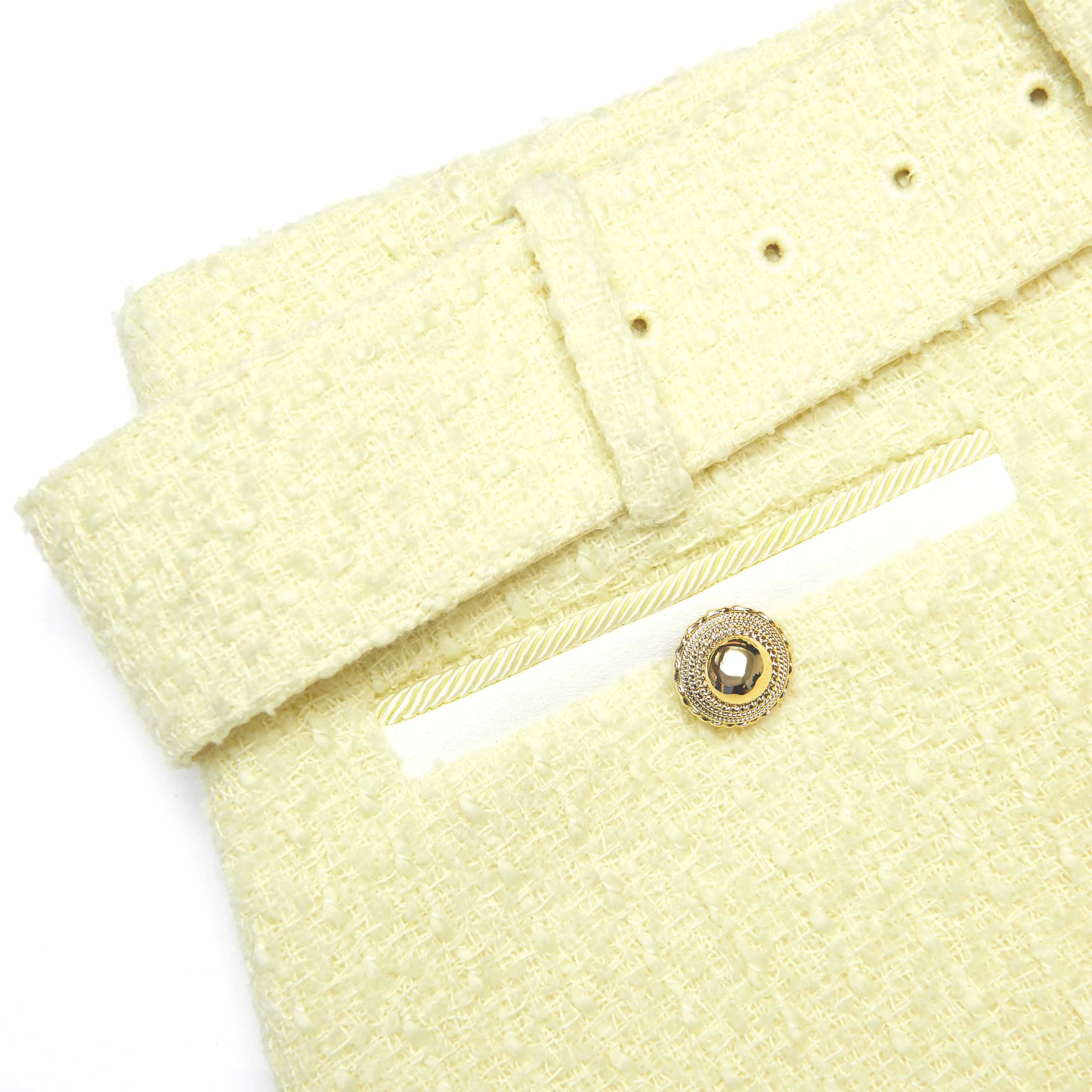 Yellow Boucle Skort Self Portrait