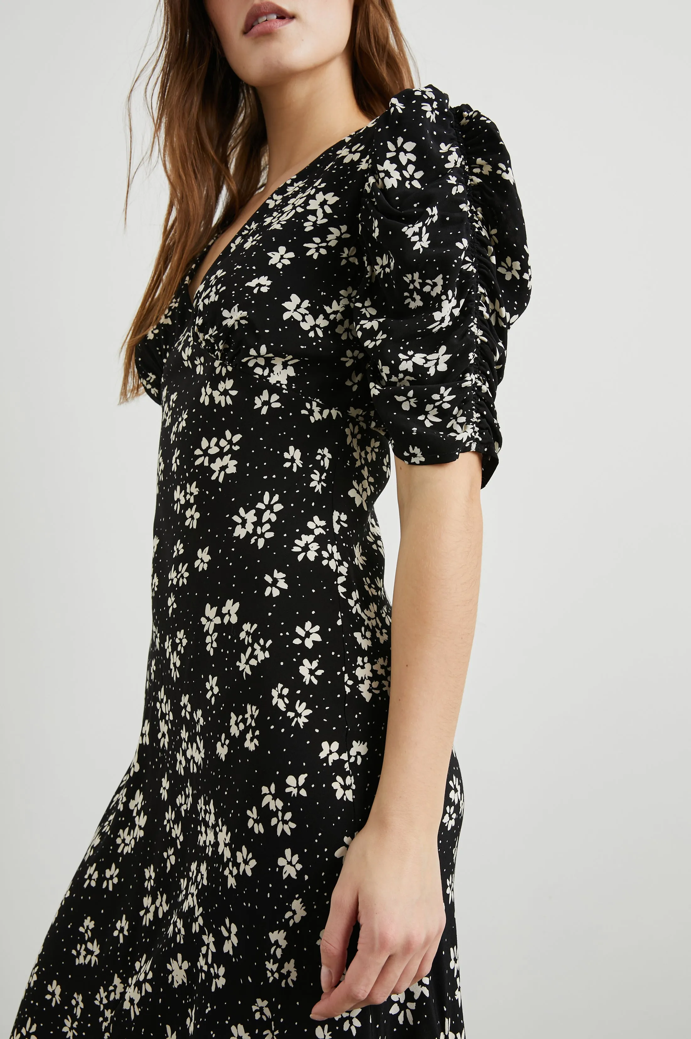 ZARIAH DRESS - NOIR FLORAL Rails